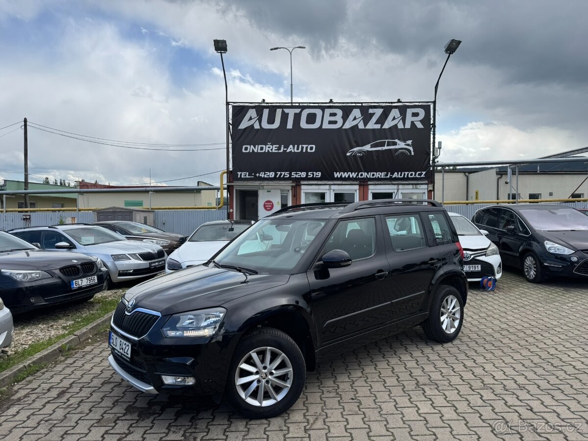 Škoda Yeti 2,0 TDI 81 KW KAMERA 2 MAJ