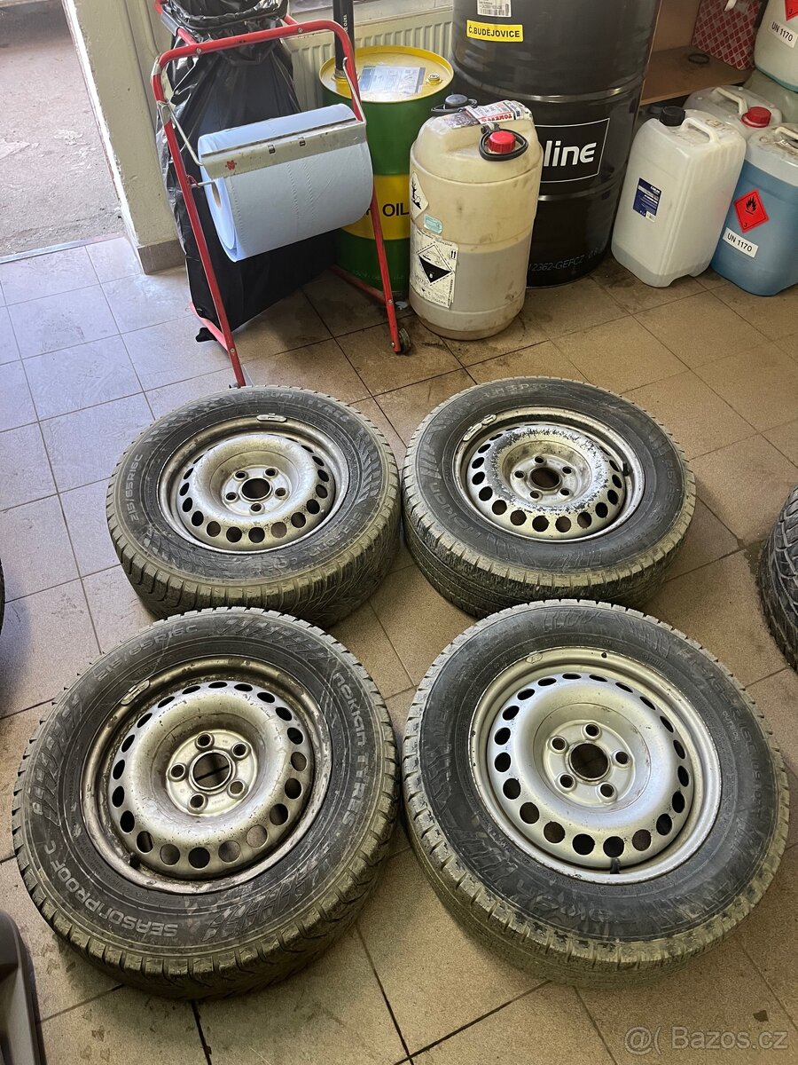 215/65 r16c ET51 plechové disky Volkswagen