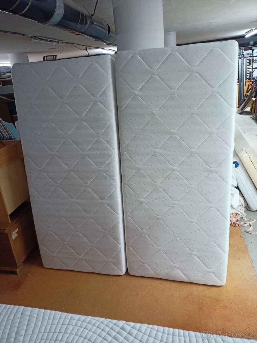 Prodám 2 x hezké matrace 90 x 200 x 24 cm