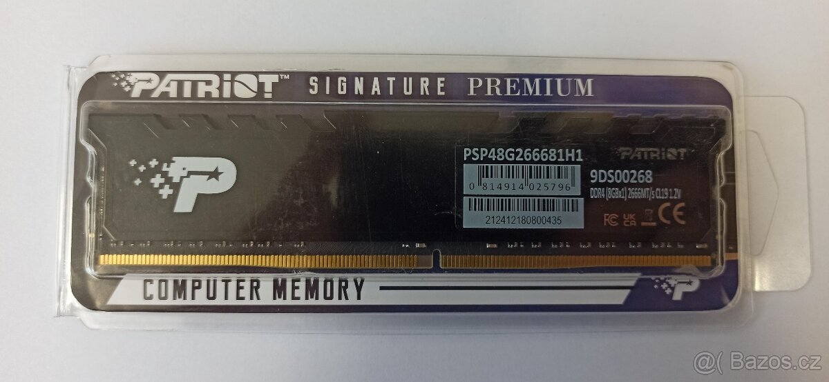 Ram DD4 8GB 2666MHz CL19