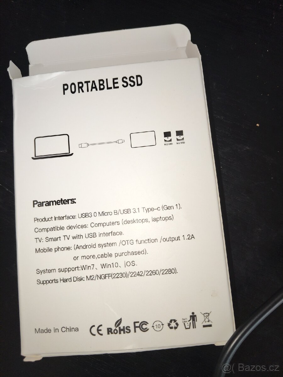 SSD portable 256 TB.