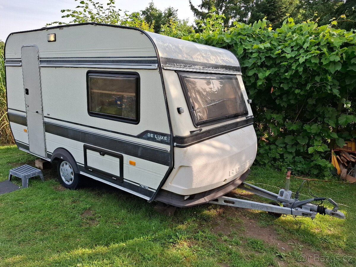 HOBBY DE LUXE 360 s ČR TP a STK - SOLÁR, PŘEDSTAN, 100 km/h