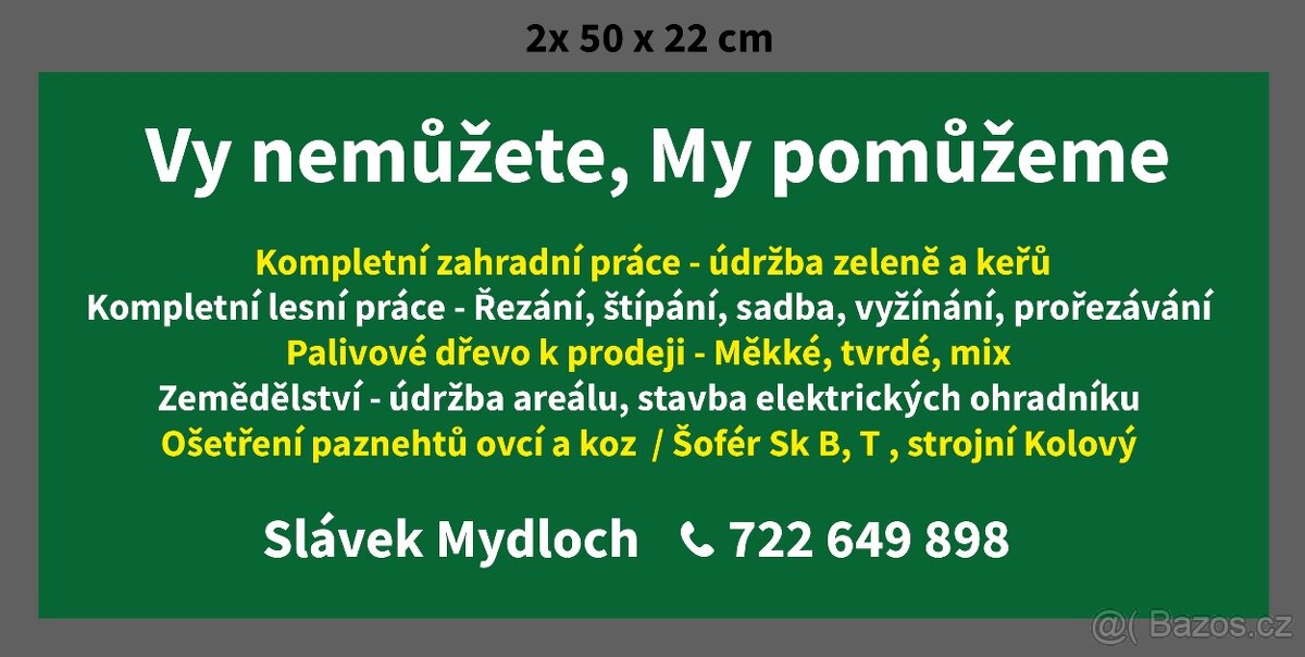 Vy nemůžete My pomůžeme - férové ceny
