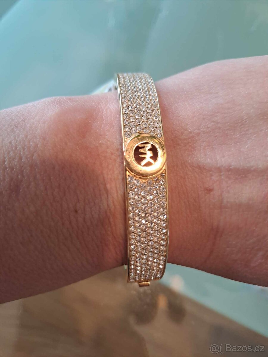 Náramek - NOVÝ, z pozlacené oceli, originál MICHAEL KORS :-)