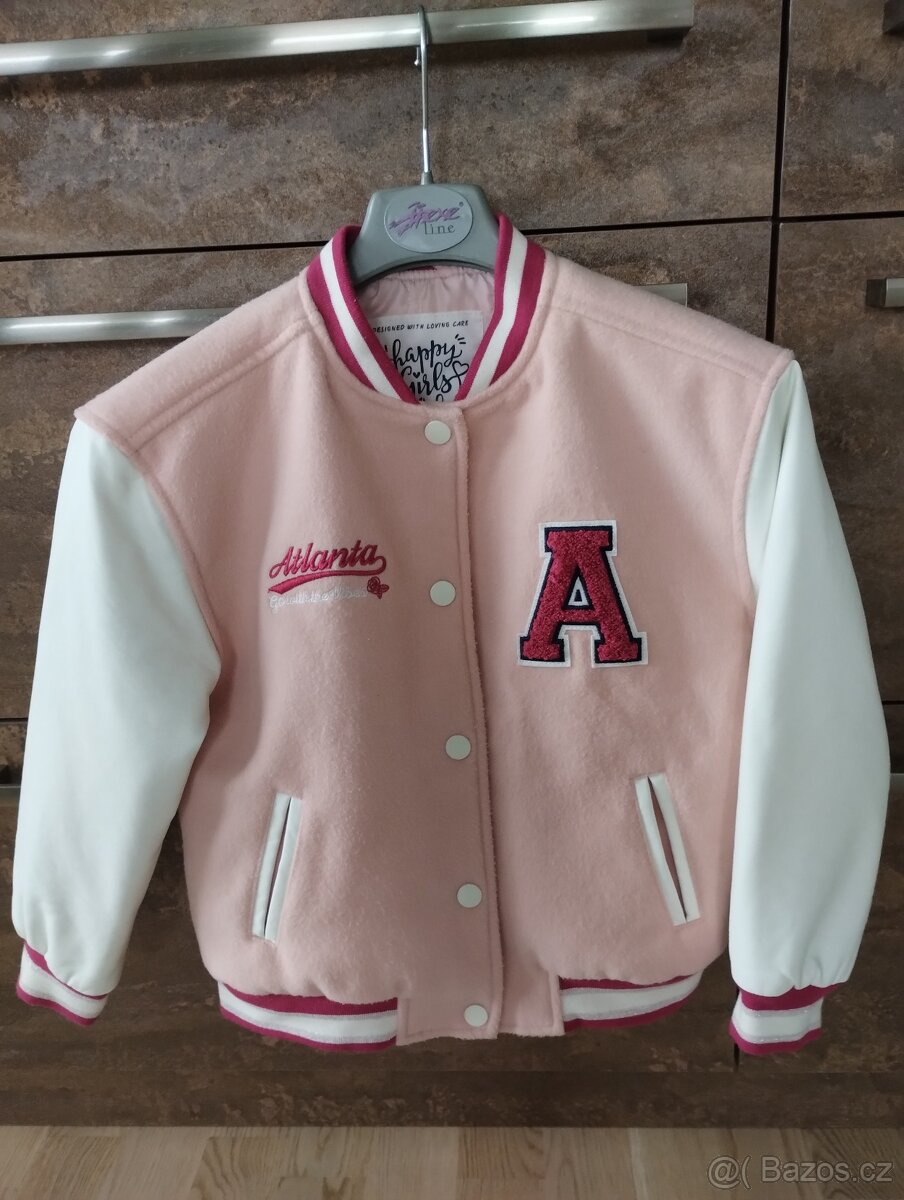 Dětská dívčí college bunda velikost 122