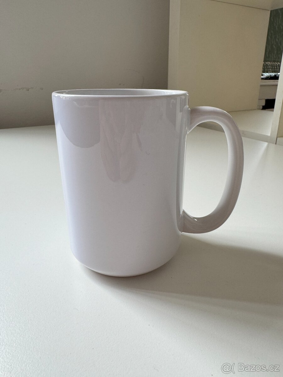 Hrnek VELKÝ bílý ORCA 400ml (sublimace) 7x