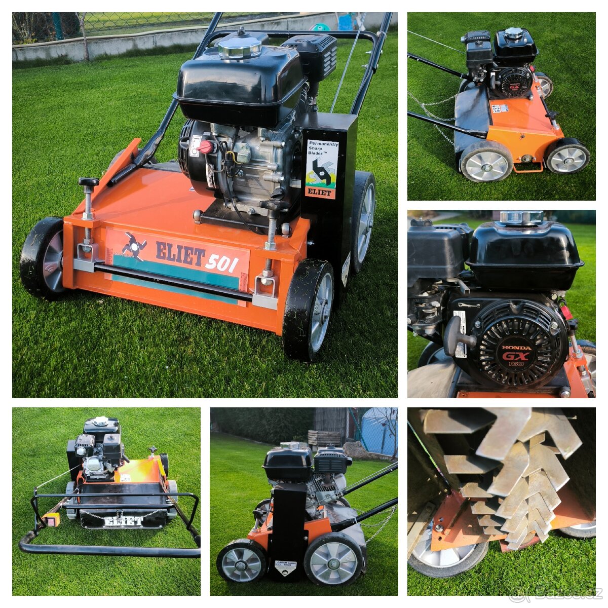 Profesionální vertikutátor Eliet 501