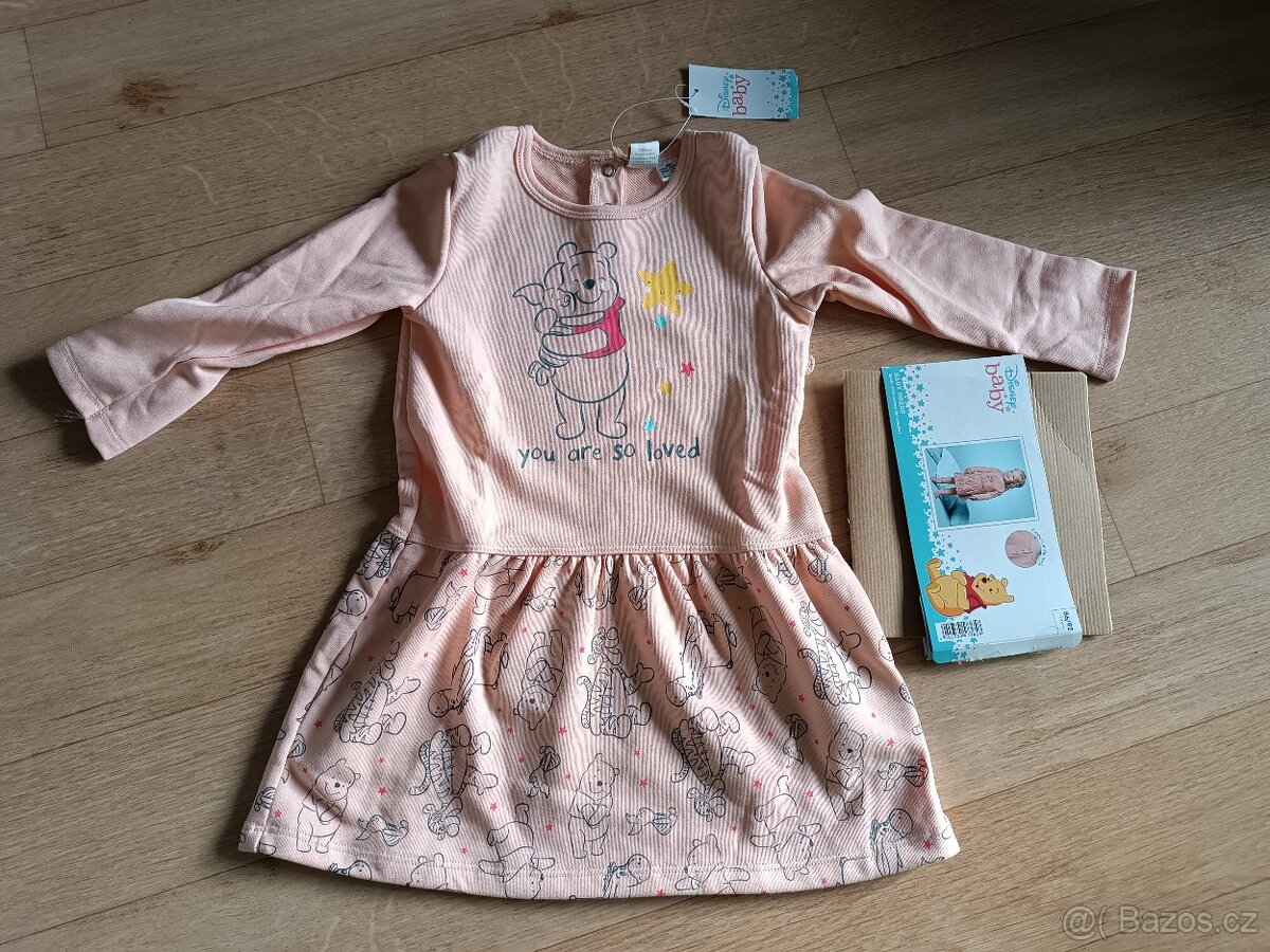Šaty Medvídek Pú 86/92