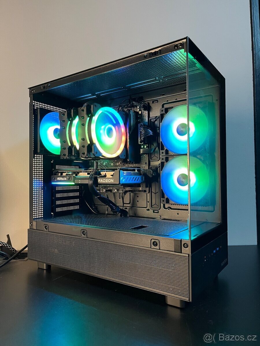 Nový Herní PC: Ryzen 5 7600 /RX 9060 XT 8GB / 32GB DDR5