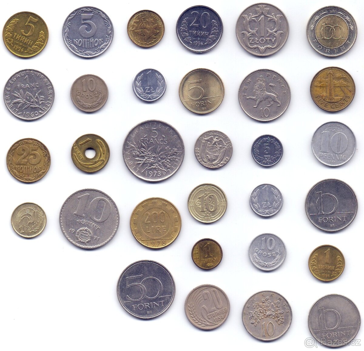 Konvolut mincí 31 ks