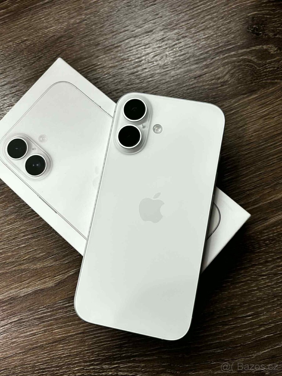 IPhone 16 – bílý, 128 GB