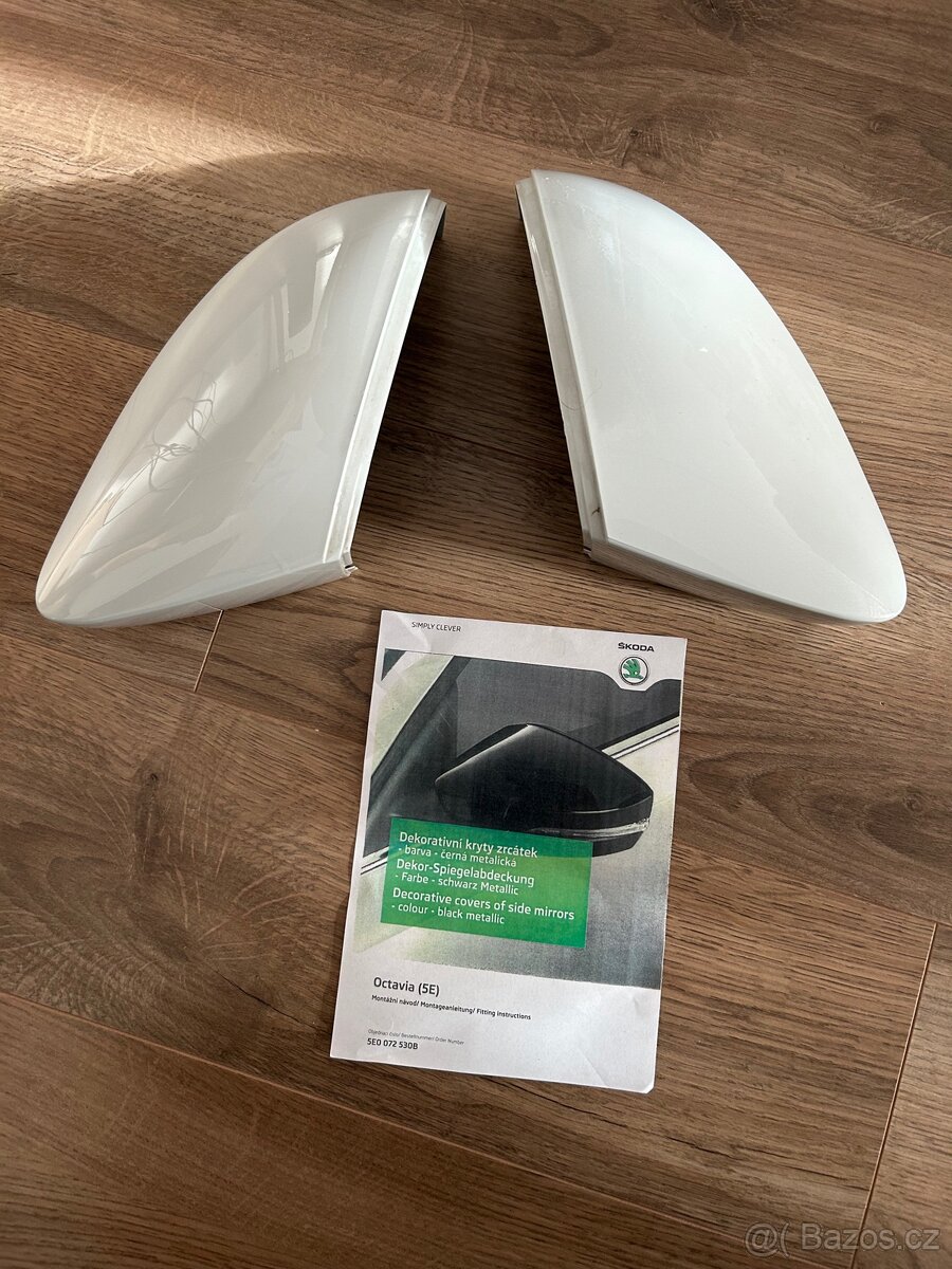 Dekorativní kryty zrcátek Octavia (5E)