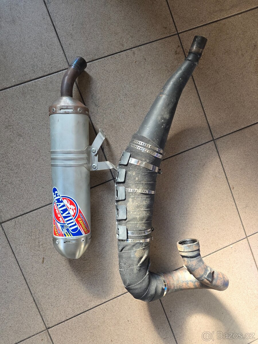 Ktm freeride 250 výfuk scalvini