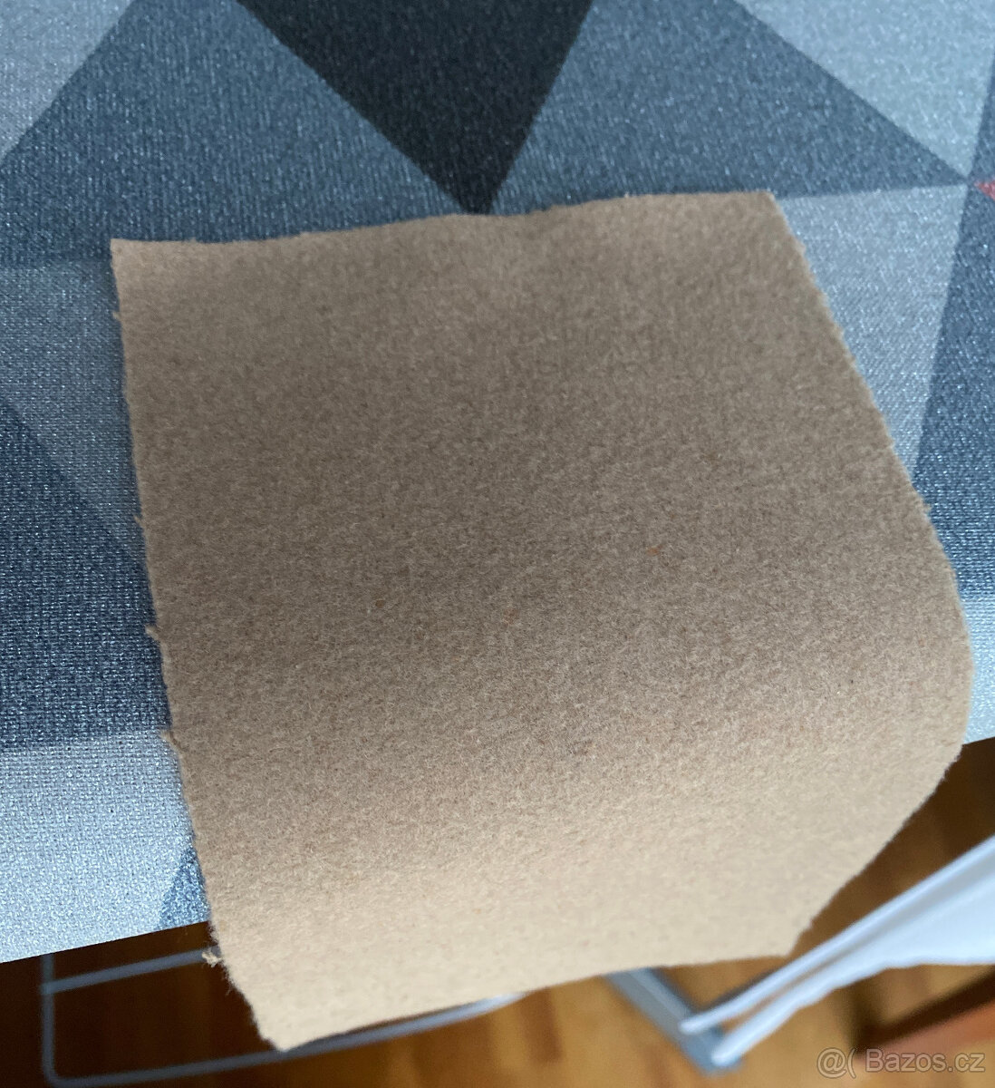 Vlněný flauš - béžová - autentická výroba