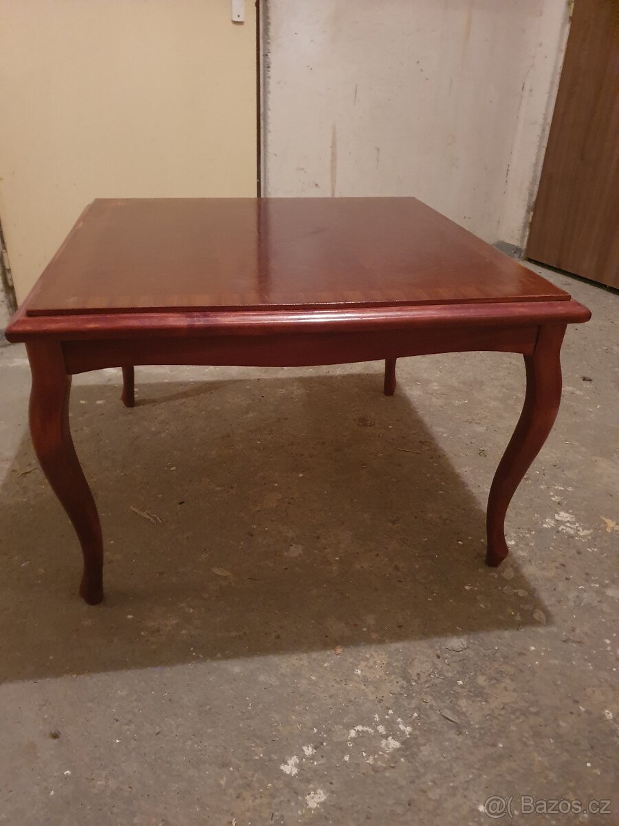 Retro Konferenční stolek / stůl 80x80x50