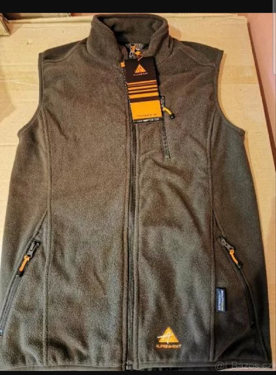 Vyhřívaná vesta AlpenHeat FIRE-FLEECE - zelená XS,rukavice