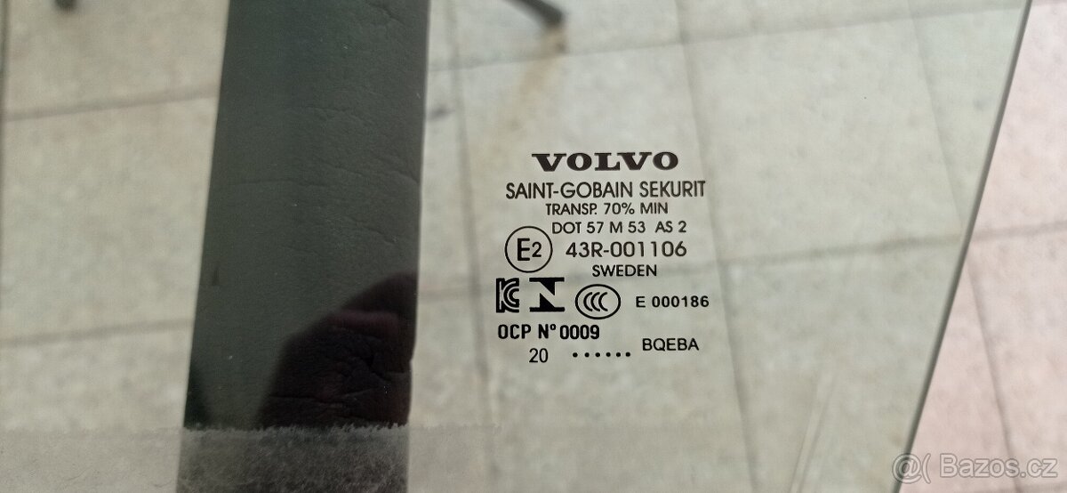 Sklo do předních dveří Volvo v90, V90CC, S90