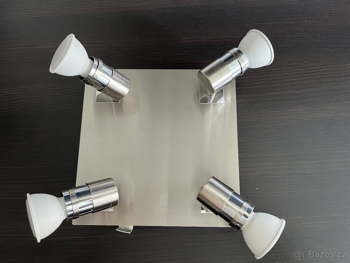 Stropní svítilo + 4 x LED 9W