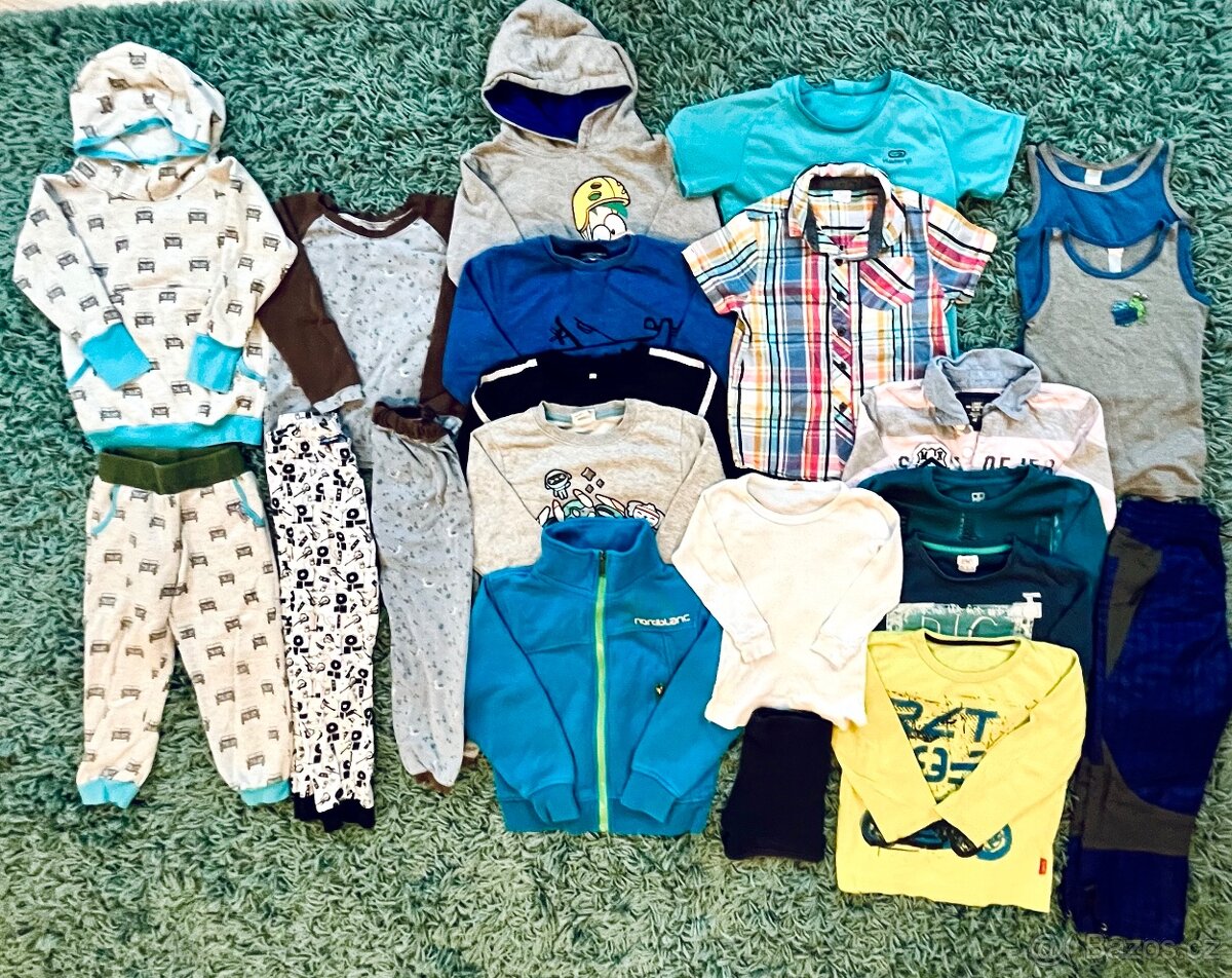 Velký set chlapeckého oblečení, vel. 110/116