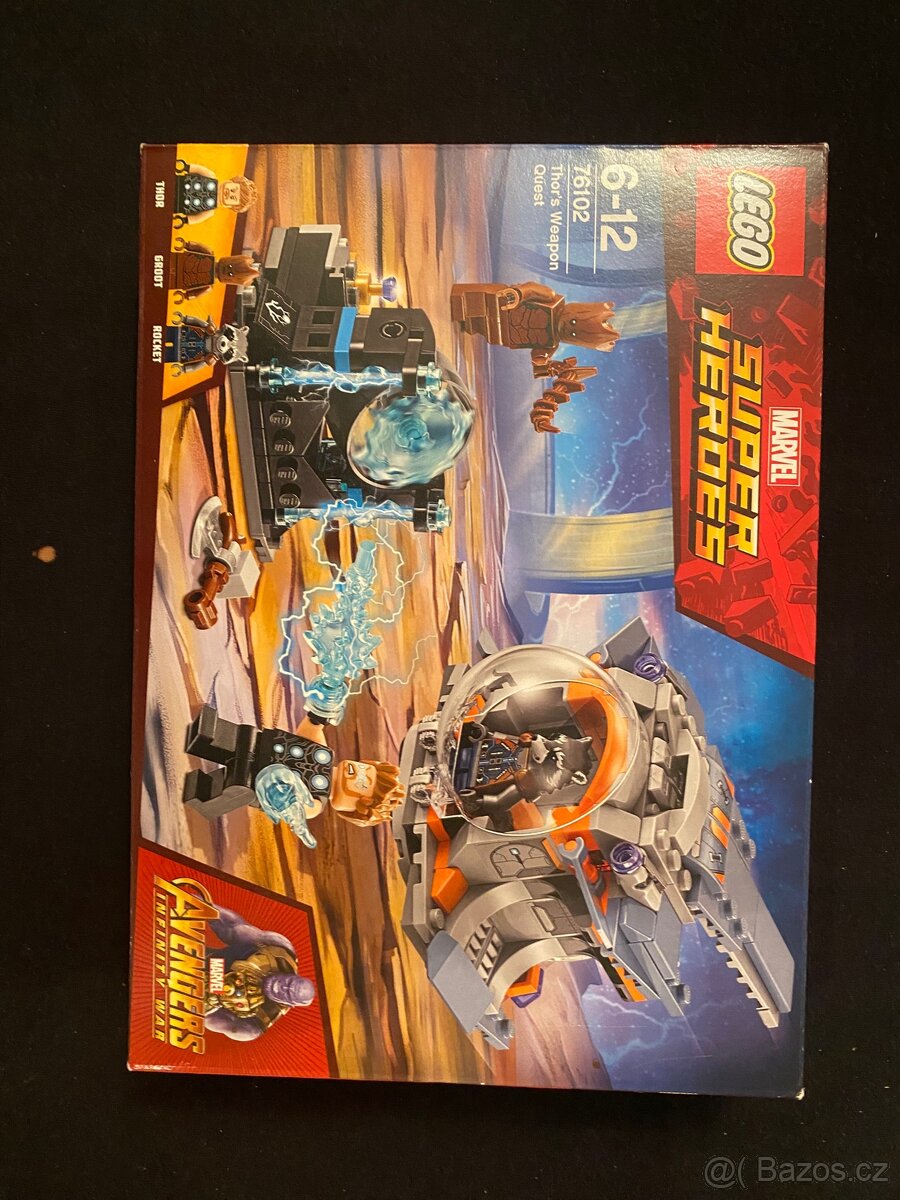 Lego Thor, Rocket, Groot 76102