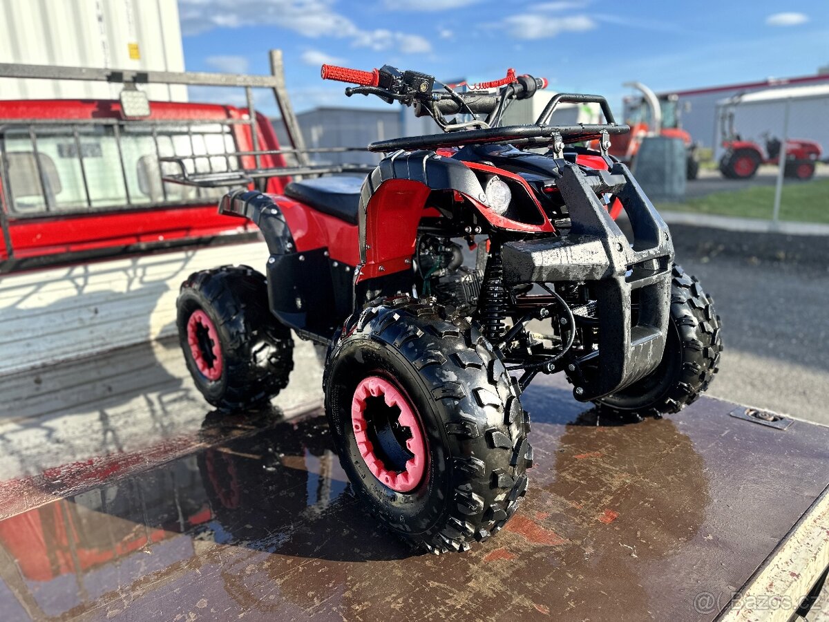 Dětská čtyřkolka 125cc Hummer RS Deluxe červená
