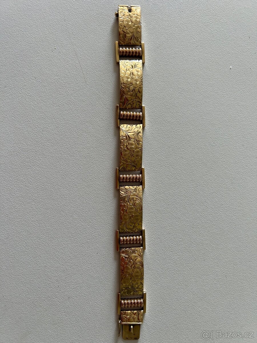 Zlatý unisex náramek na ruku 23,05 g 14k zlato