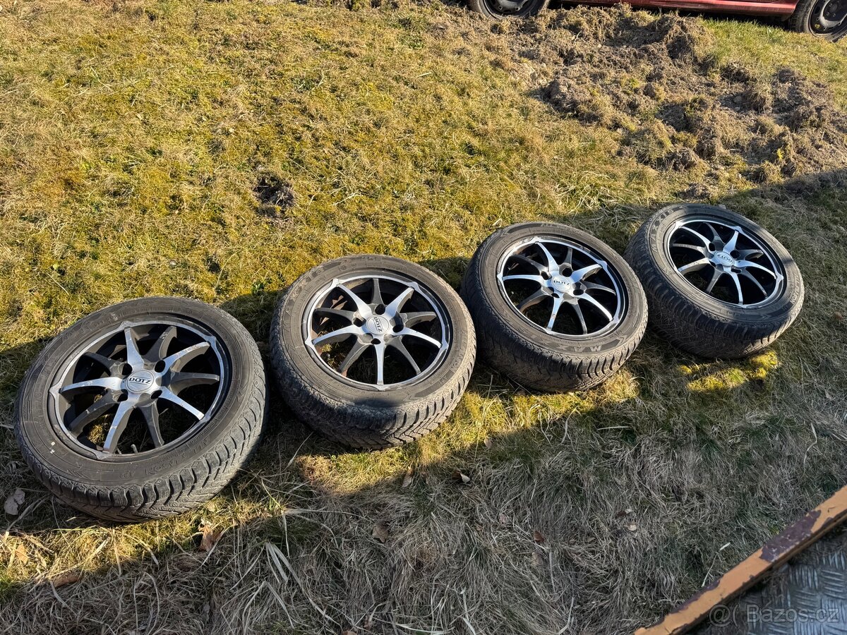 Alu kola DOTZ | 4x114.3 15" | celoroční pneu