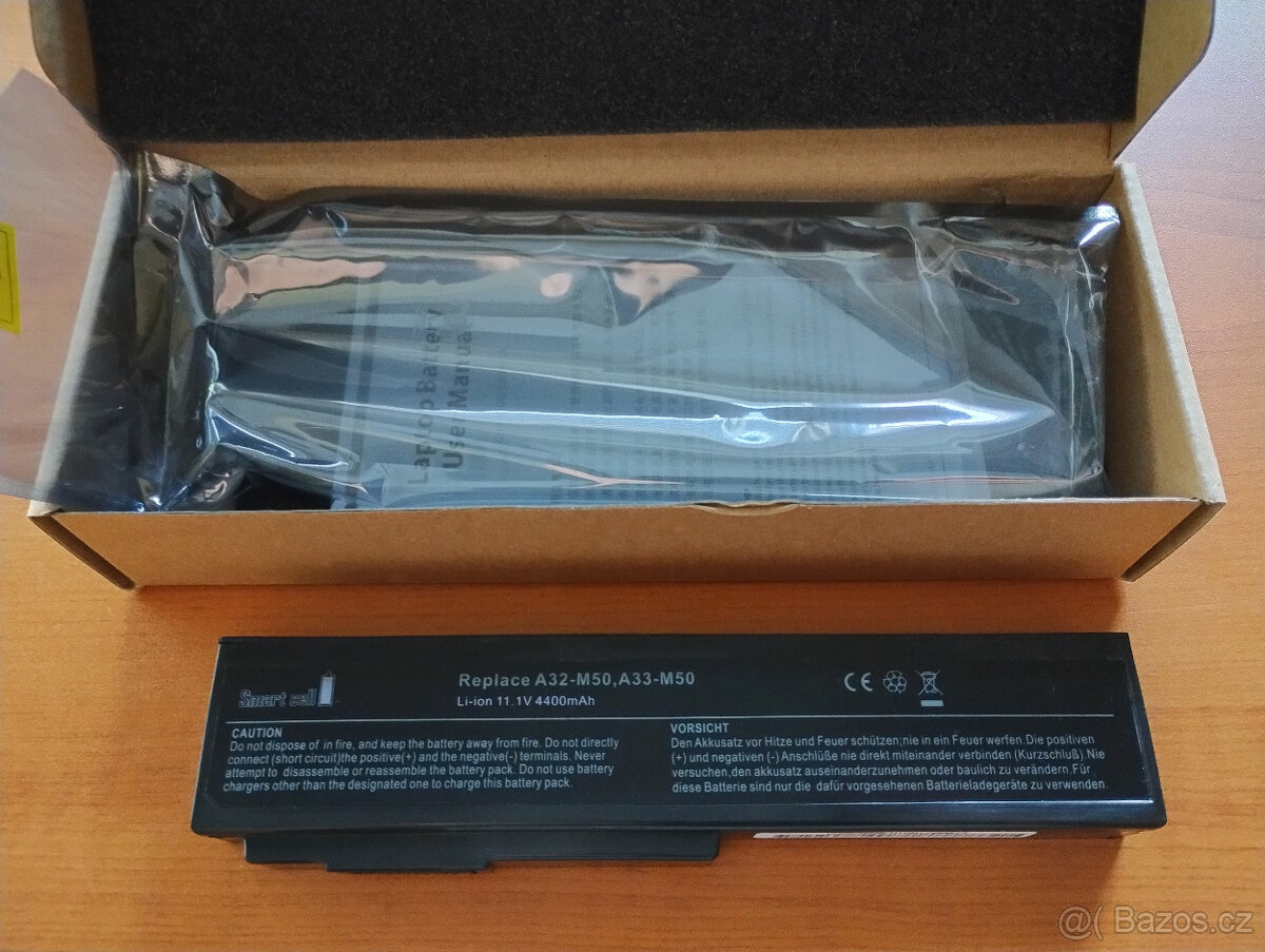 baterie A32-M50 do notebooků Asus N53,M50,N61 (2hod) nové