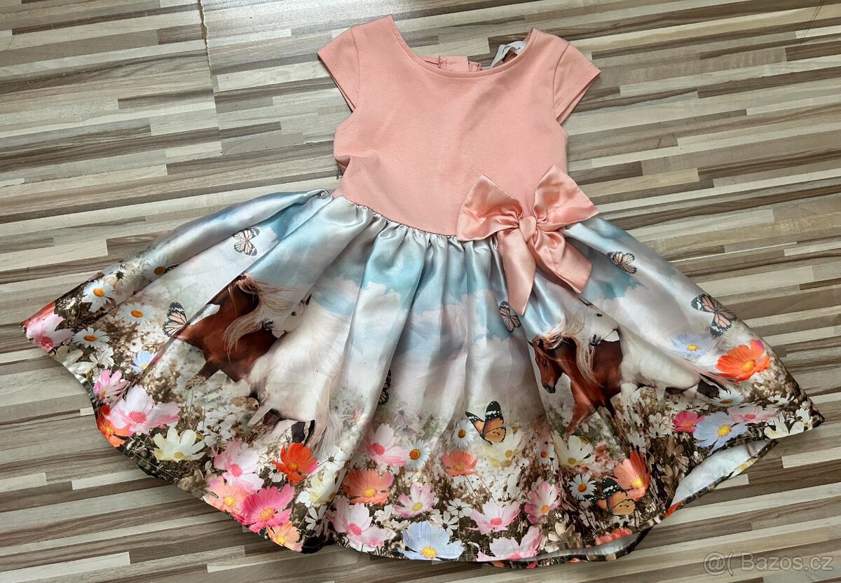sváteční šaty H&M koně PC 699 kč