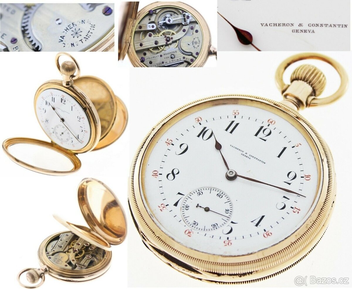 VACHERON CONSTANTIN 14K zlato kolem roku 1918 Starožitné kap