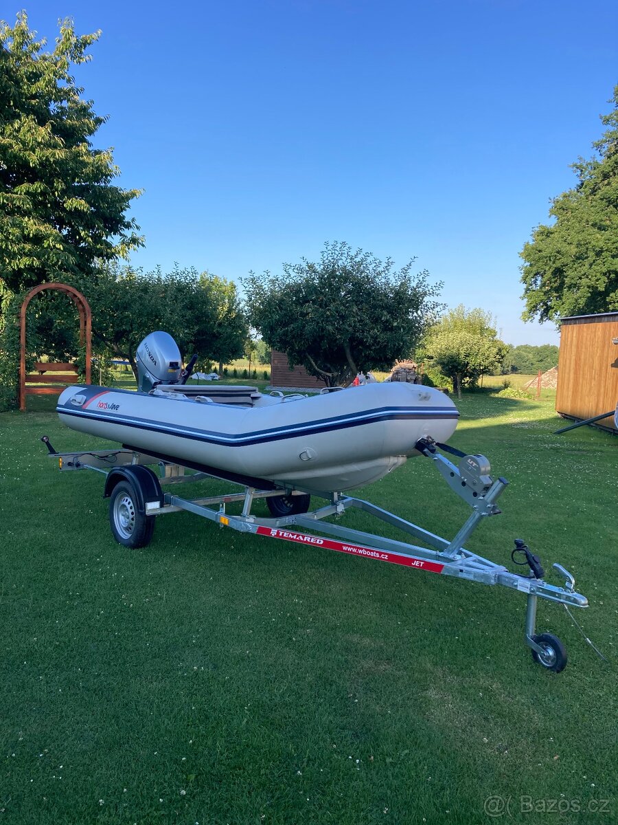 Motorový člun Honwave T38 IE + Honda BF 20