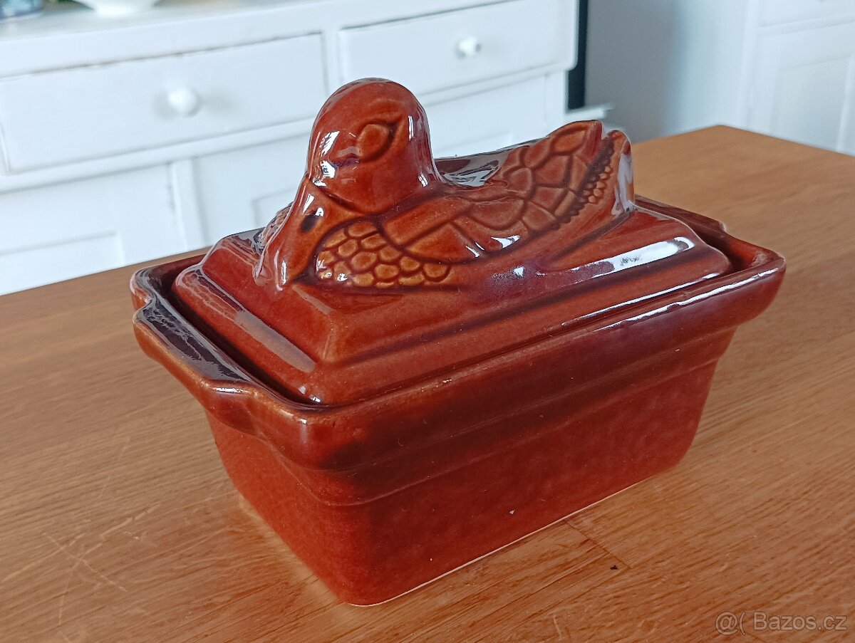 RARITNÍ VINTAGE KACHNÍ ZAPÉKACÍ TERINA TUPPERWARE FRANCIE