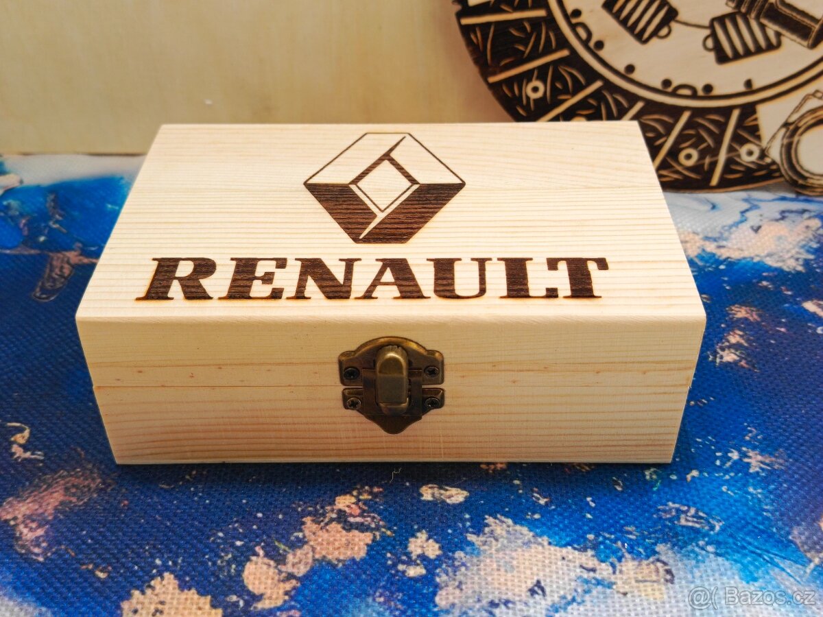 Dřevěná krabička Renault