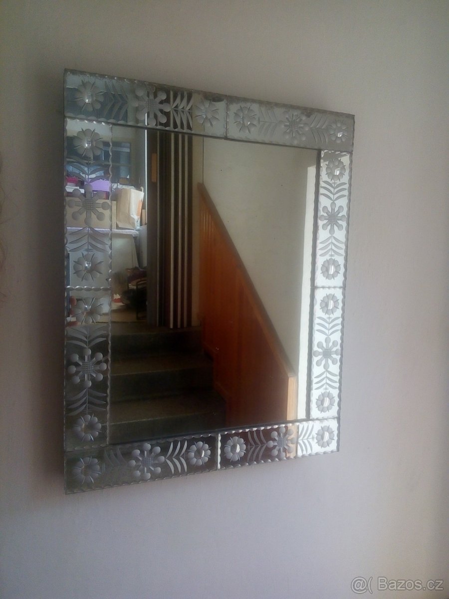 Benátské zrcadlo 40x50cm