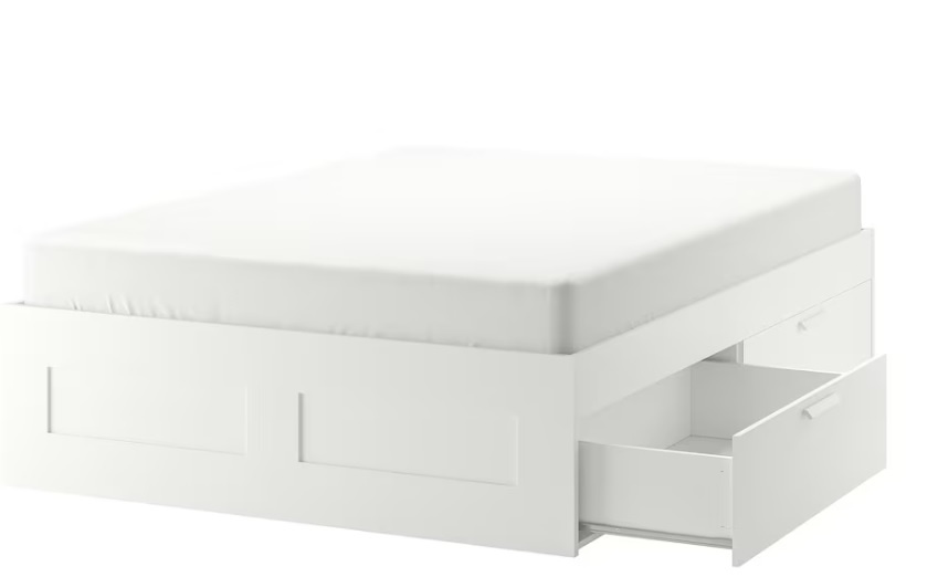 Ikea postel Brimnes (160 x 200 cm) s 2x roštem LONSET