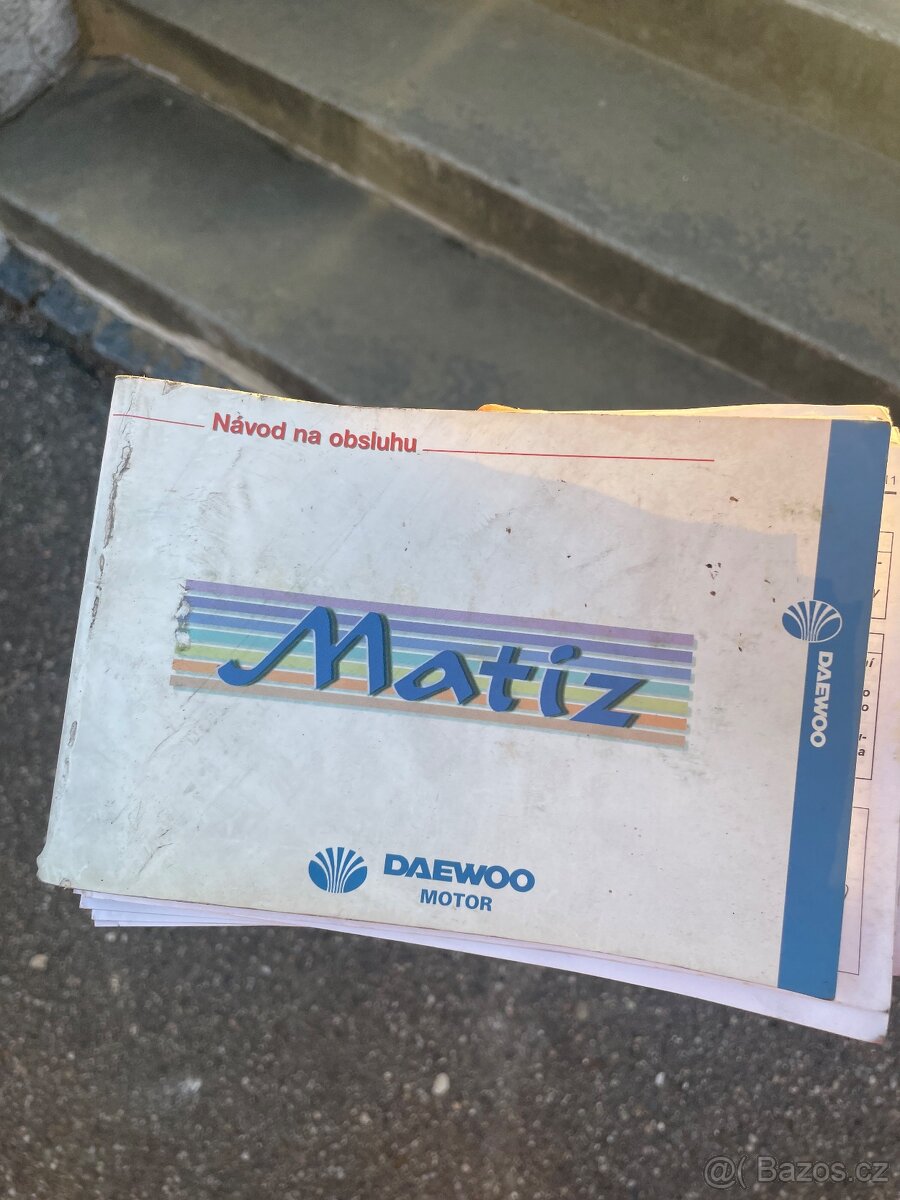 Daewoo Matiz Kniha