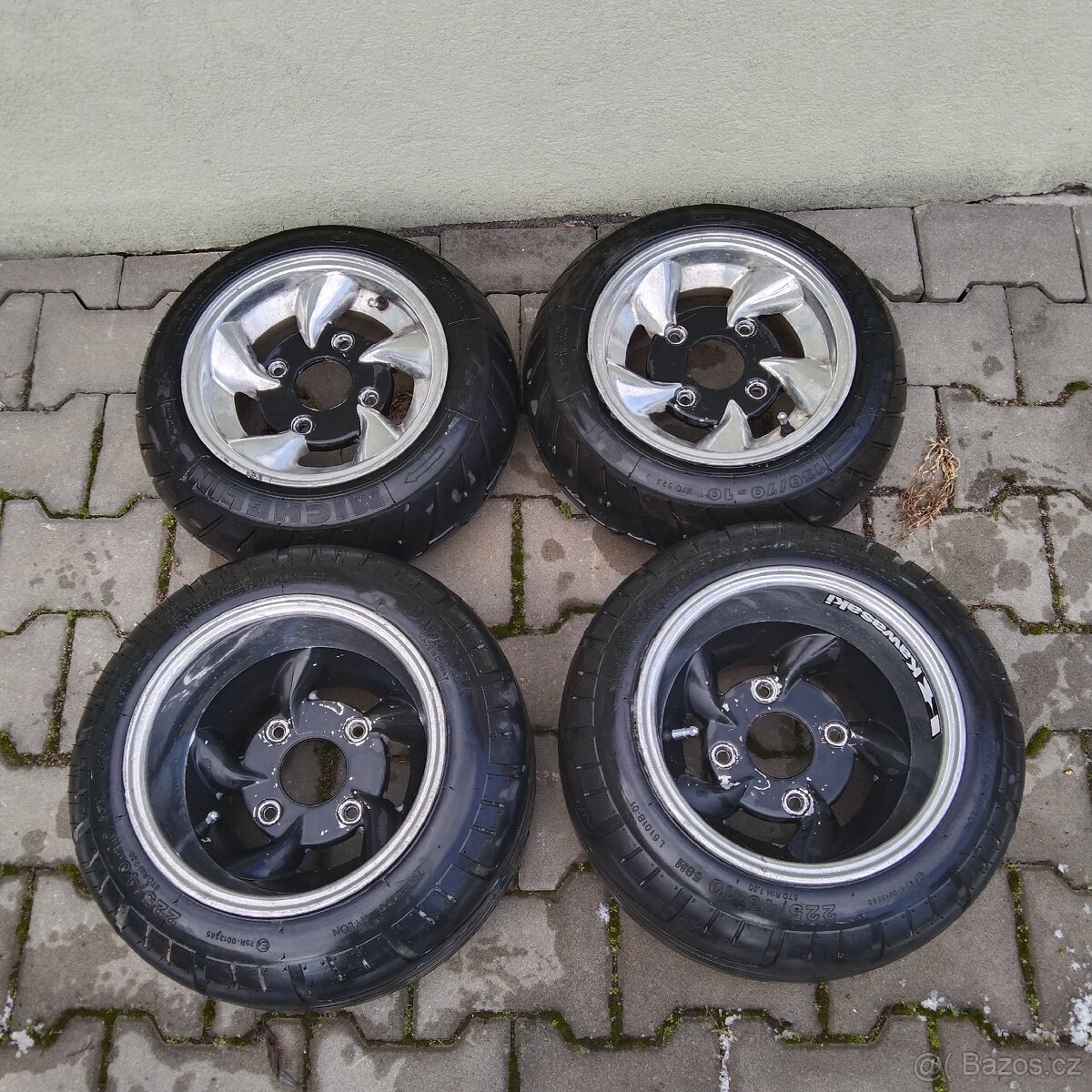 Litá silniční ALU kola 10" na čtyřkolku