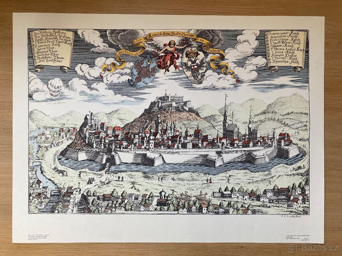 Historicka mapa Brna