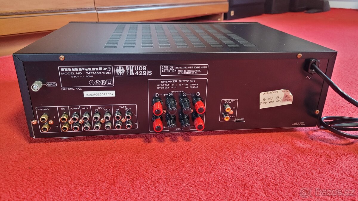 Prodám integrated zesilovače,receiver marantz pm 53