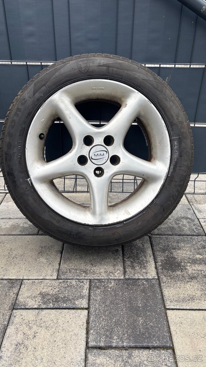 Al.kola 15” 15x100 + letni pneu 185/55 r15