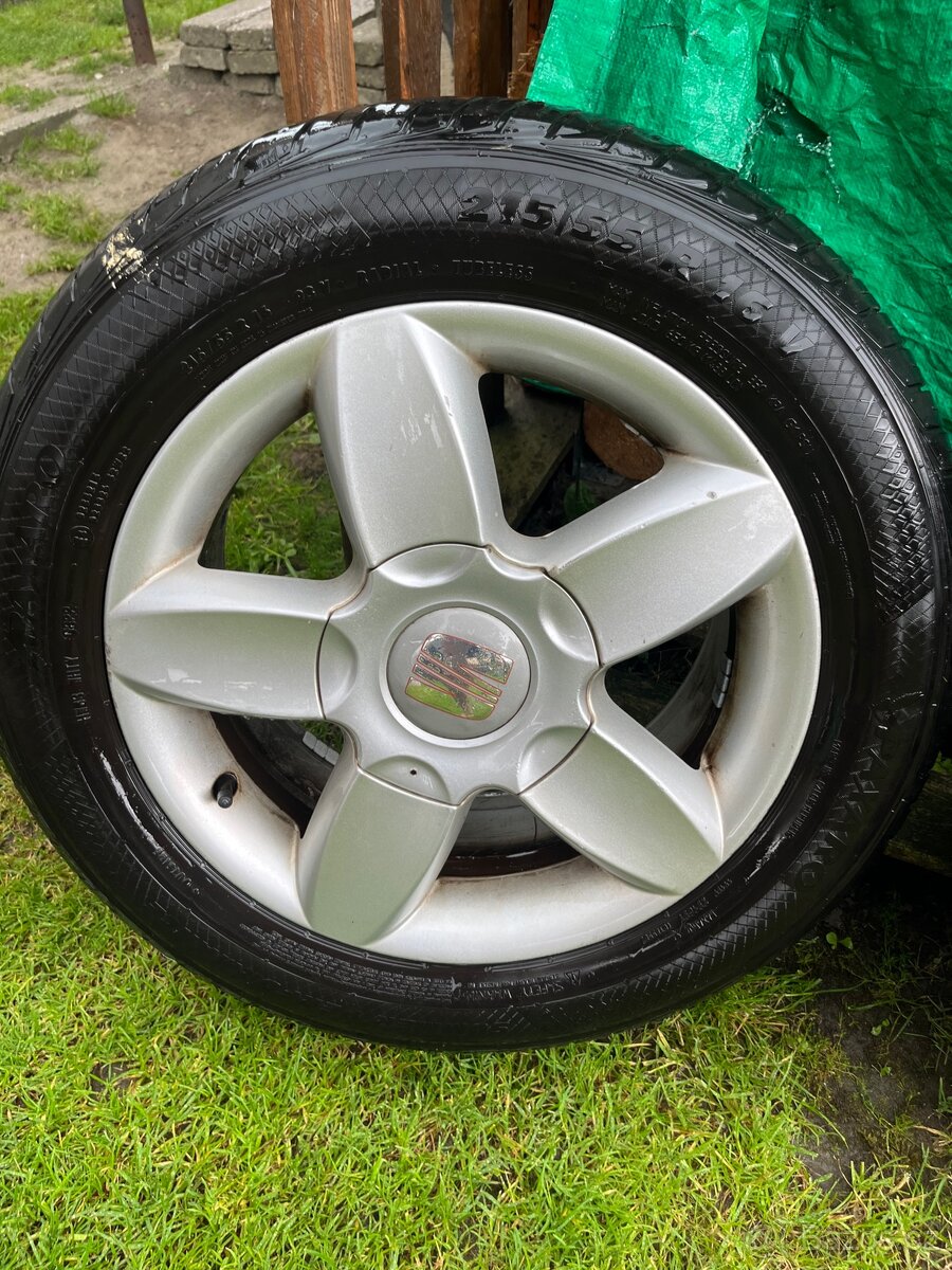 Alu kola Seat 5x112 215/55 r16 + pneu