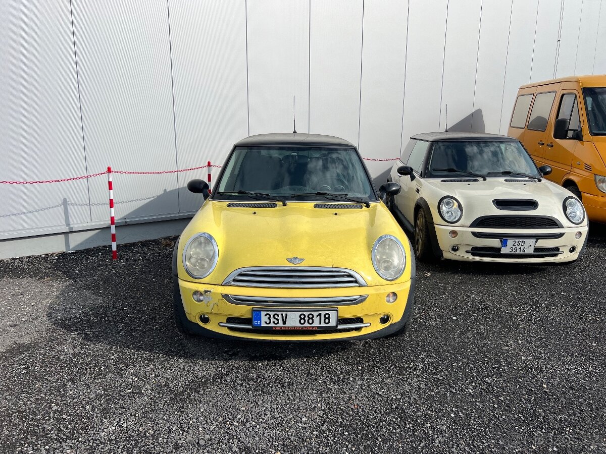 Mini Cooper r50 nová spojka a STK