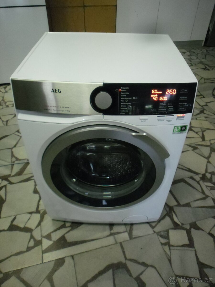 Prodáme pračku AEG na 8 kg prádla, C class (A+++)