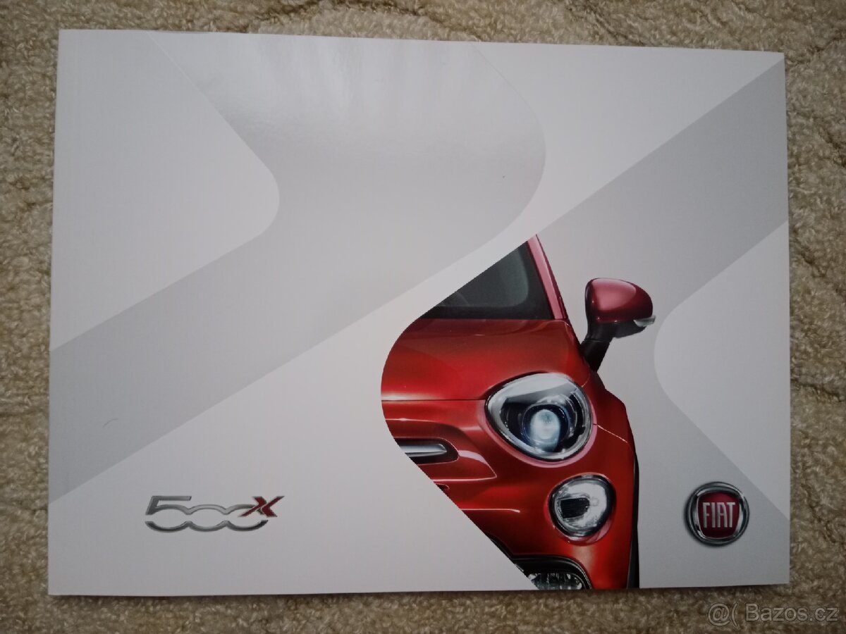 Fiat 500X, nádherný prospekt r. 2015