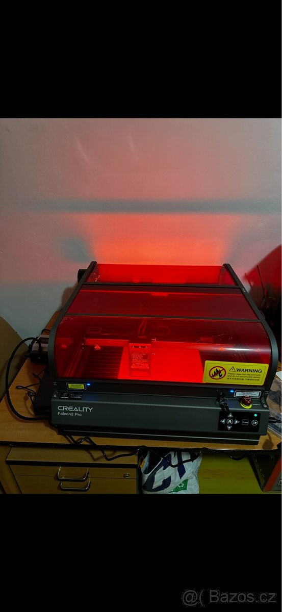 Creality Falcon2 Pro 40W + K40-40W CO₂) + materiál