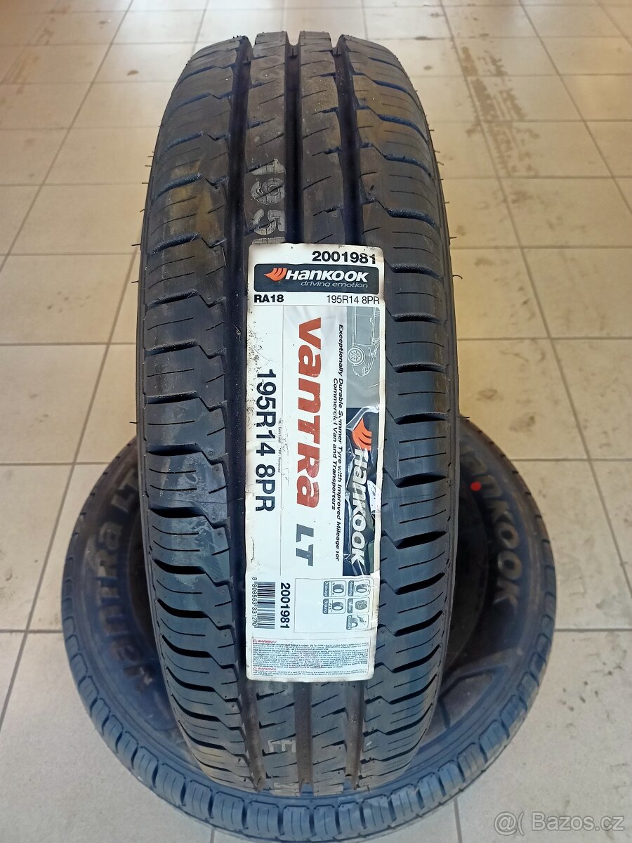Letní pneu 195 R14 8PR Hankook Vantra