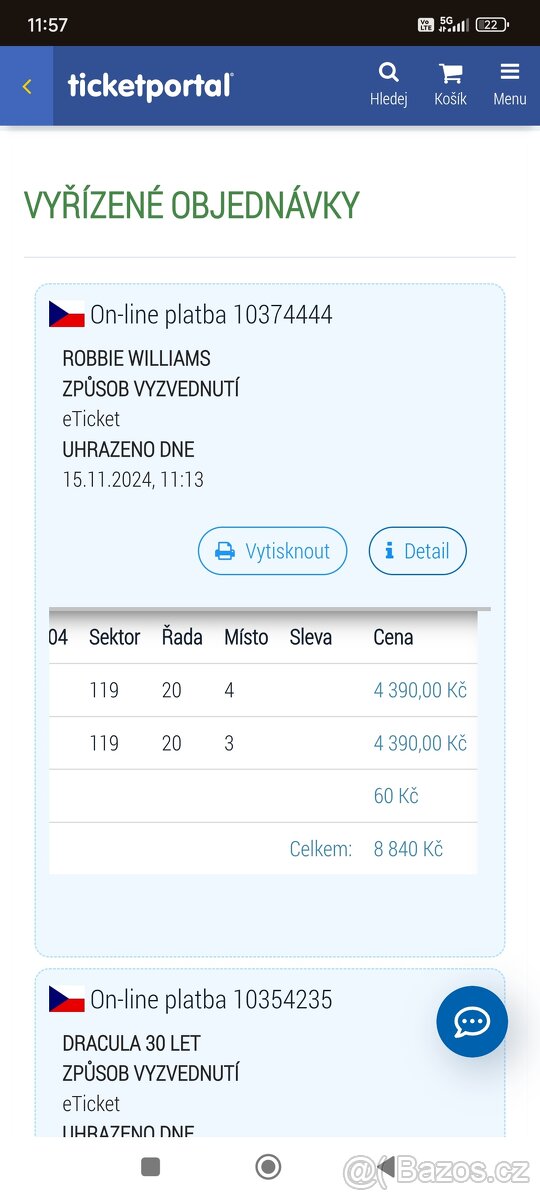 Robbie Williams 7.9. 2025 Praha