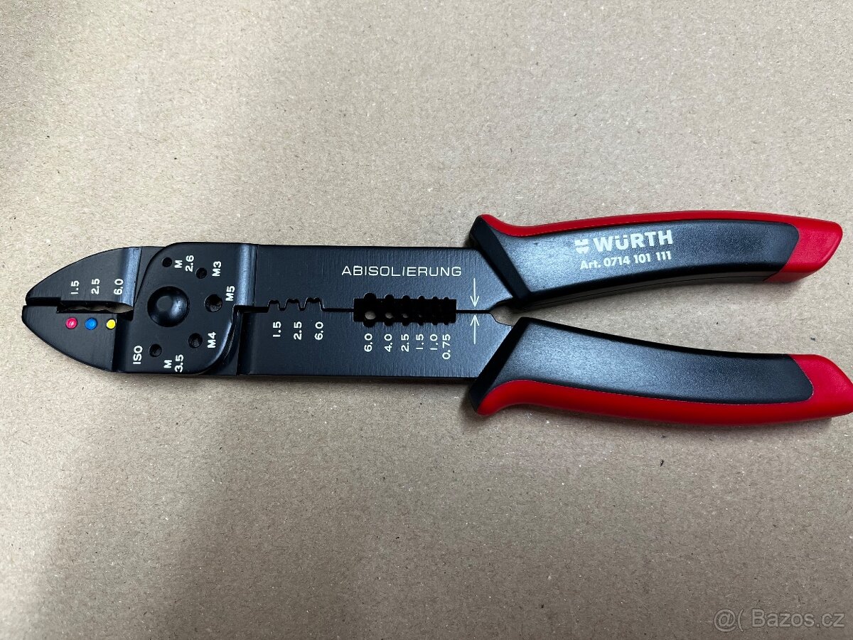 Multifunkční elektrikářské kleště 0,75–6,0 mm²