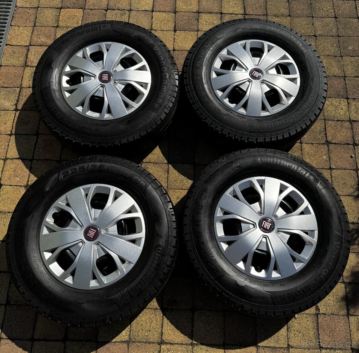 Sada 5×118 Ducato plechová kola 1374082080 + pneu 225/75 R16
