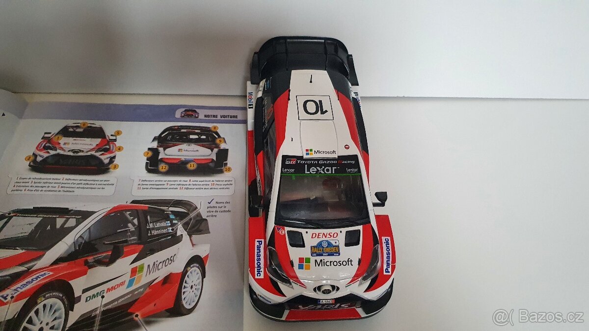 Toyota Yaris wrc 1:18 rally ( předchozí generace nehybrid)
